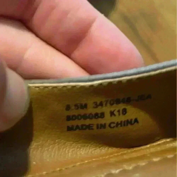 Frye Tinsley Stitch Suede Gray Ballet Flats size 8.5M - Picture 4 of 9